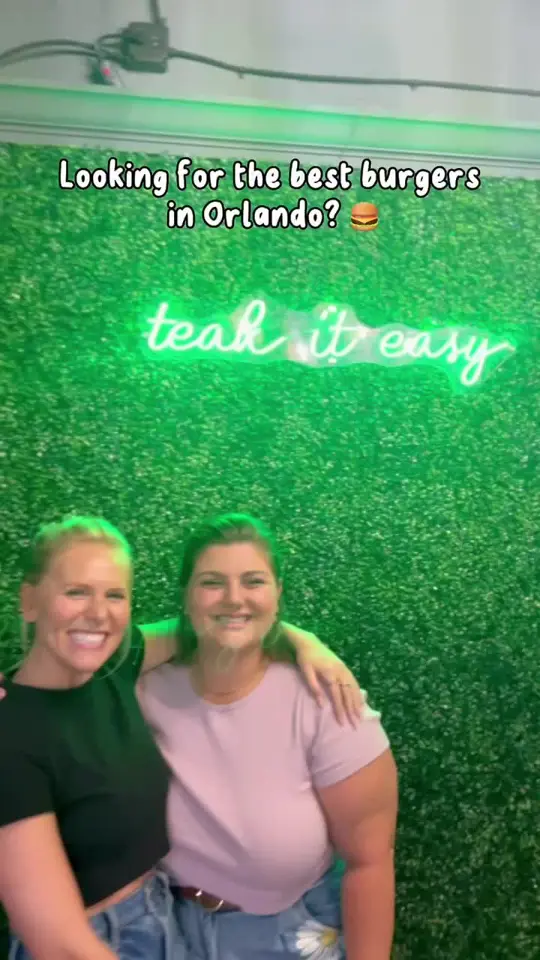  in Florida showing burger, teak neighborhood grill, video by stufftodoinorlando on TikTok