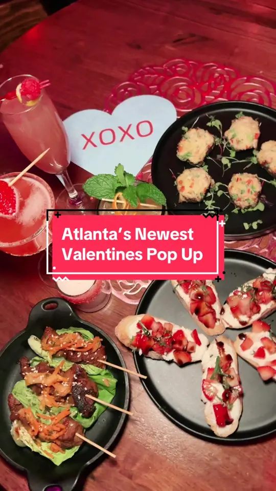 Ted's Montana Grill in Atlanta showing pop-up bar, romantic ambiance, aesthetic pictures, strong drinks, video by atlantafoodies on TikTok