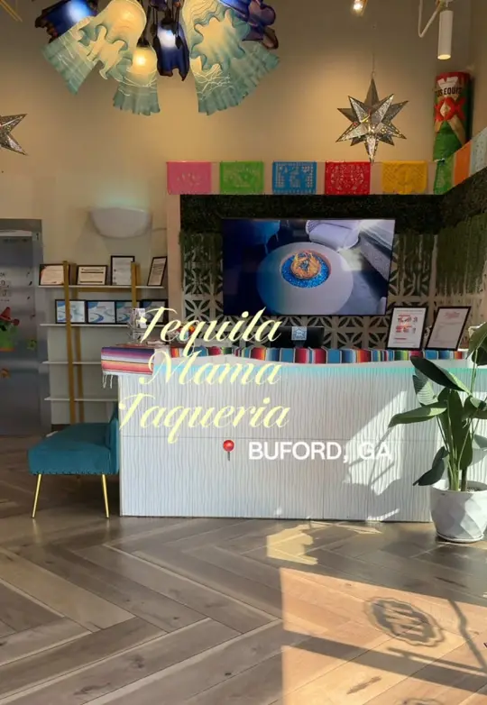 Tequila Mama - Buford in Buford showing review, chips & salsa, birria tacos, burrito, video by val4hunnid on TikTok