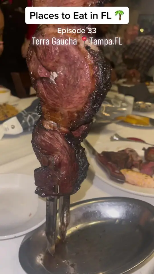 Terra Gaucha Brazilian Steakhouse - Tampa in Tampa showing review, visit, video by kaymarie023 on TikTok