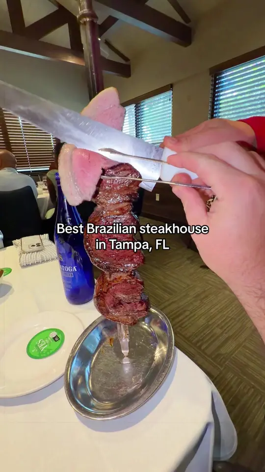 Terra Gaucha Brazilian Steakhouse - Tampa in Tampa showing restaurant review, brazilian steakhouse, video by dadpoint on TikTok
