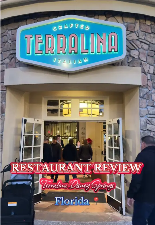 Terralina Crafted Italian in Orlando showing review, visit, steak, pizza, pasta, seafood, video by eatgoexplore on TikTok