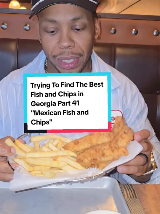 Terrazas Bar and Grill in Johns Creek showing fish and chips, video by cdeatsatlanta on TikTok