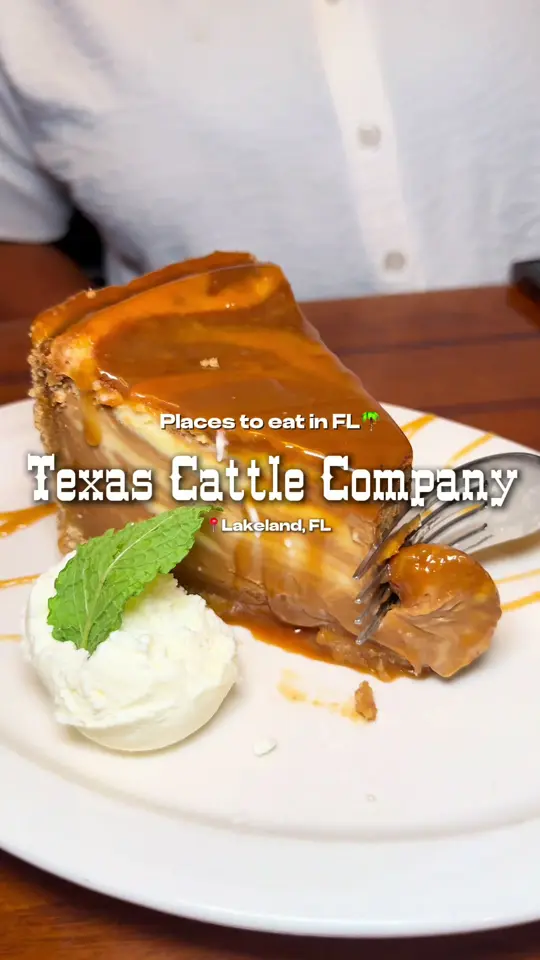 Texas Cattle Company in Lakeland showing review, steakhouse, video by kaymarie023 on TikTok
