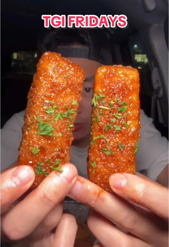 TGI Fridays in Morrow showing food review, cheese, mozzarella, video by thejcheneats on TikTok