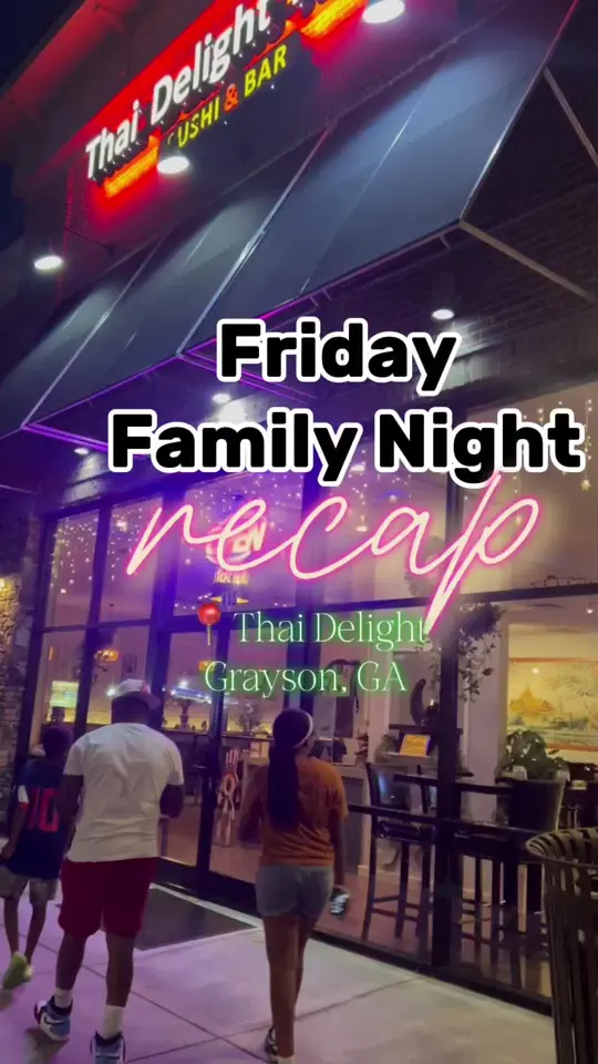 Thai Delight Kitchen Sushi & Bar in Grayson showing restaurant visit, review, food, drink, lemon drop cocktail, video by everythingchrissy on TikTok