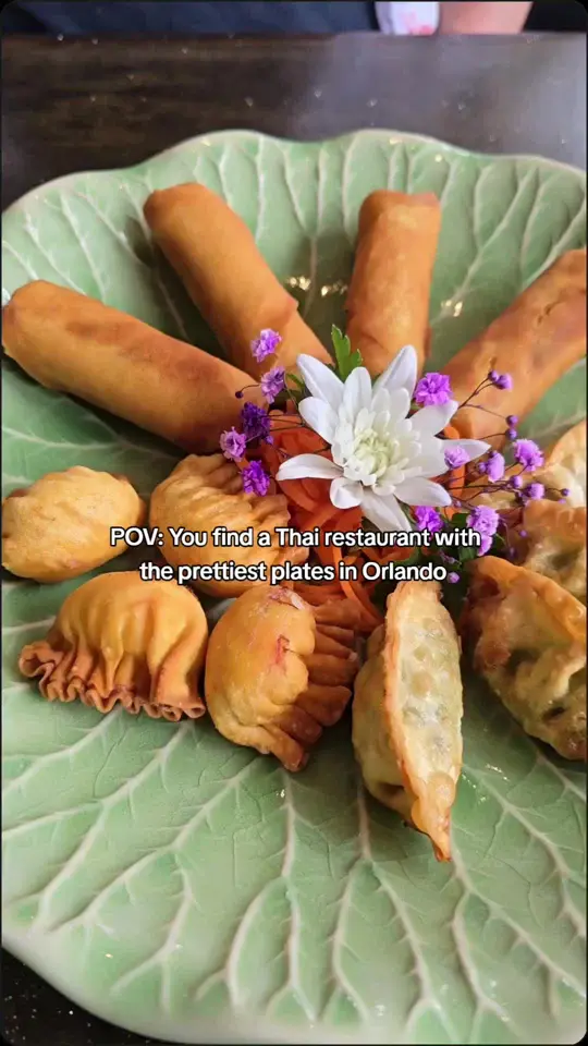 Thai Thani Celebration in Kissimmee showing restaurant, food, mango sticky rice, video by dreambigvikki on TikTok