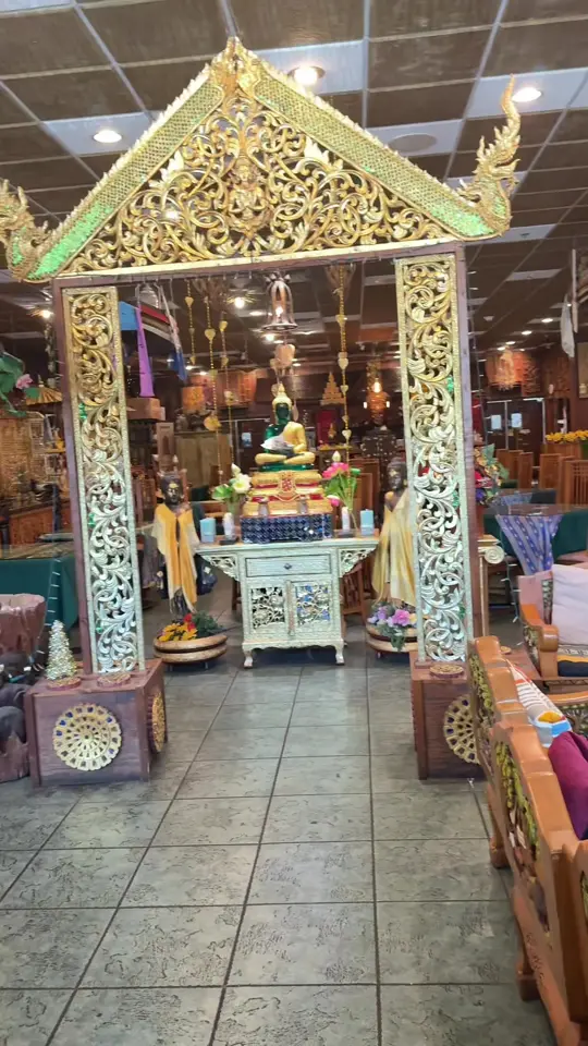 Thai Thani Thai Restaurant in Orlando showing review, thai food, video by brianna_pacheco on TikTok