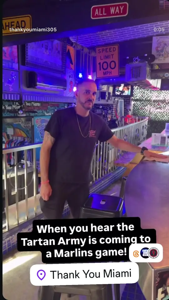 Thank You Miami Cocina & Beer House in Miami showing karaoke, comedy show, happy hour, drink specials, tacos, video by thankyoumiami305 on TikTok
