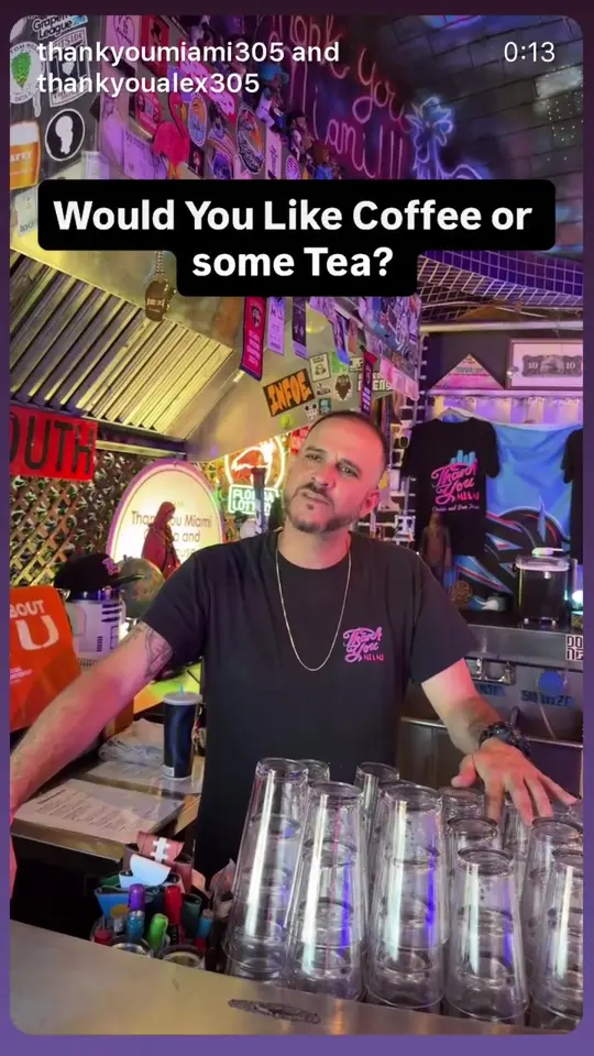 Thank You Miami Cocina & Beer House in Miami showing happy hour, drink specials, tacos, comedy show, video by thankyoumiami305 on TikTok