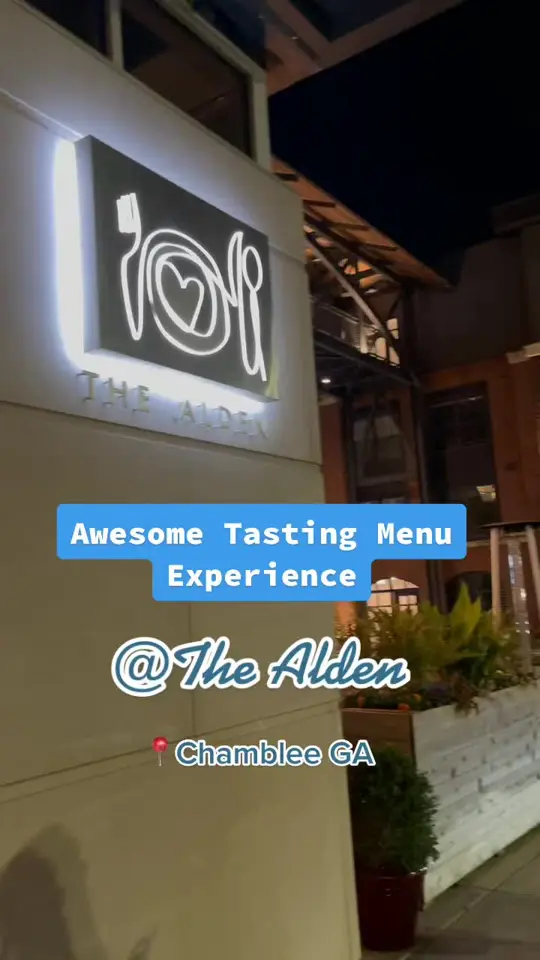 The Alden in Chamblee showing review, visit, video by atlantafoodiegirl on TikTok