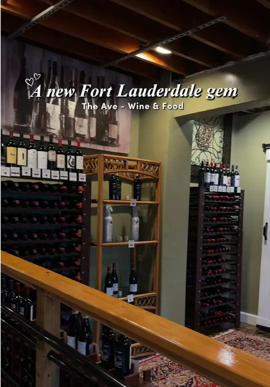The Ave Fort Lauderdale in Fort Lauderdale showing wine, open bar, charcuterie boards, small food menu, burger, video by andreacarmonaa on TikTok