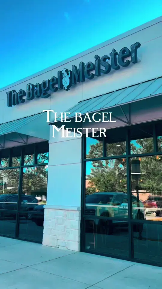 The Bagel Meister in Douglasville showing bagels, sandwiches, coffee, desserts, catering, video by discoverdouglasville on TikTok