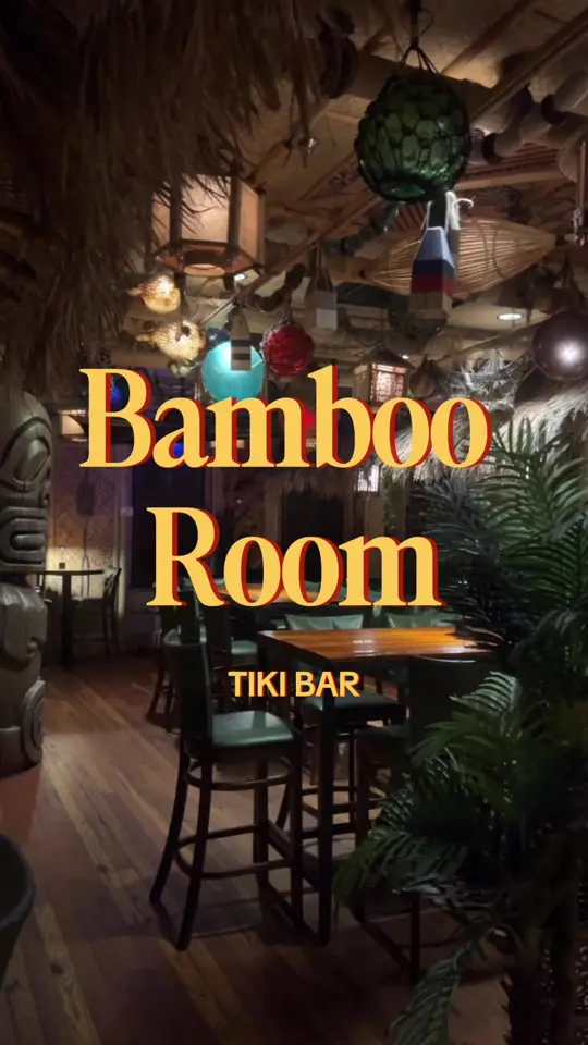 The Bamboo Room Tiki Bar in Savannah showing review, visit, video by youngwhoopiee on TikTok