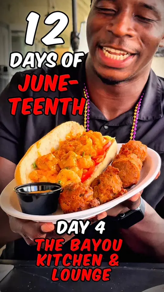 The Bayou Kitchen & Lounge in Longwood showing review, food, video by Kwame B on Facebook