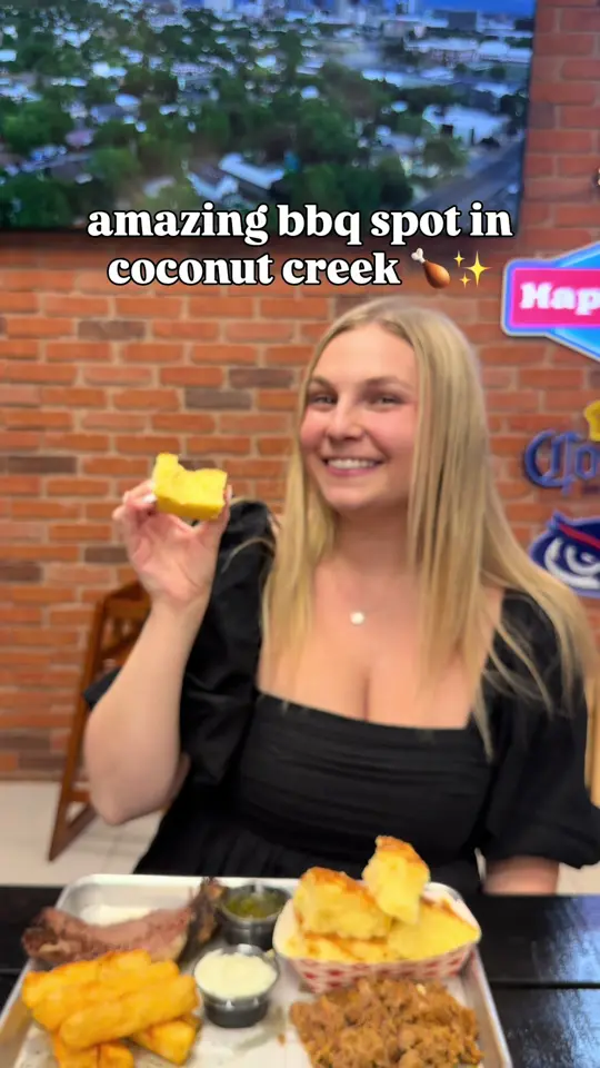 The BBQ Boutique in Coconut Creek showing review, visit, chicken wings, video by thedarrahdiaries on TikTok