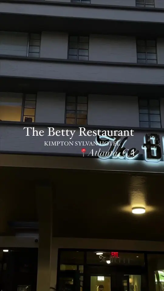 The Betty in Atlanta showing restaurant visit, food review, video by yasminemcbride_ on TikTok