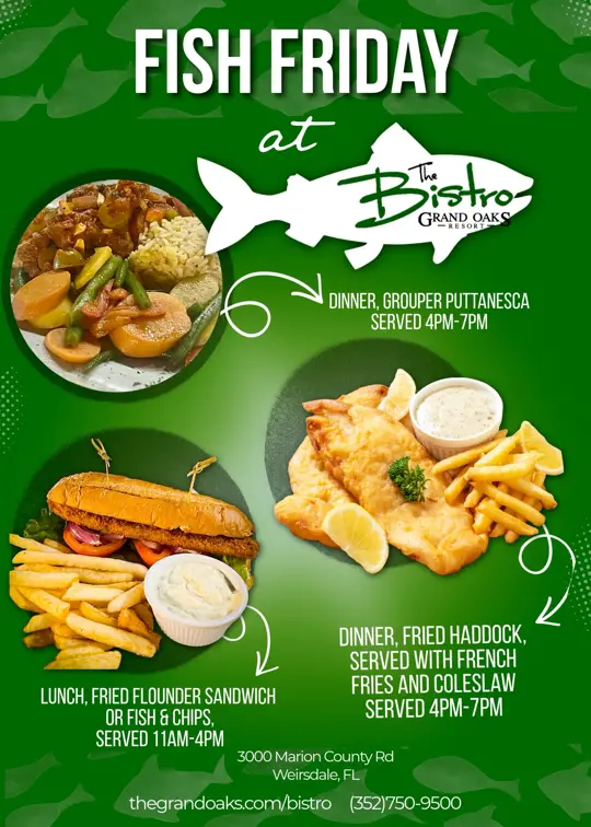 The Bistro at The Grand Oaks Resort in Weirsdale showing food, fish, video by The Bistro at Grand Oaks on Facebook
