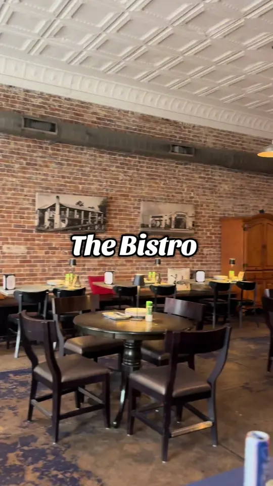The Bistro in Brooksville showing food review, greek bowl, crab cakes, goat cheese with honey, video by sellingthesunshinestate on TikTok