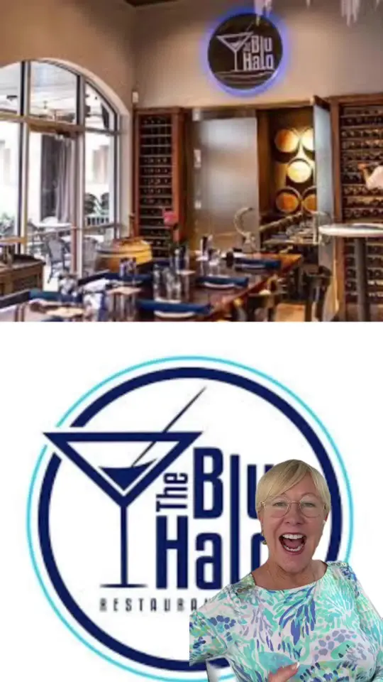 The Blu Halo St Pete in St. Petersburg showing steak, martinis, cigars, video by kimberlyfalker on TikTok