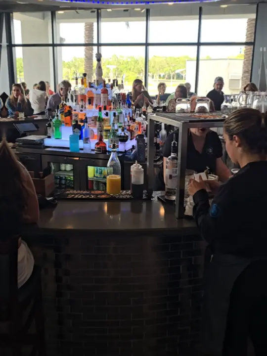 The Blu Halo St Pete in St. Petersburg showing food, drinks, live music, atmosphere, video by blu.halo.restaura on TikTok