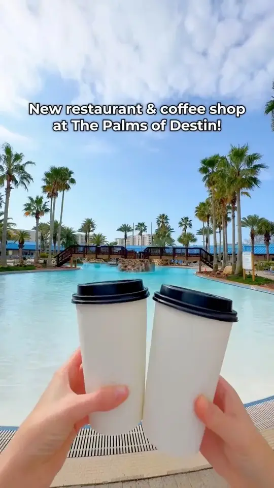 The Blue Lagoon Pizzeria in Destin showing coffee, breakfast, italian dishes, bar bites, drinks, video by Compass Resorts on Facebook