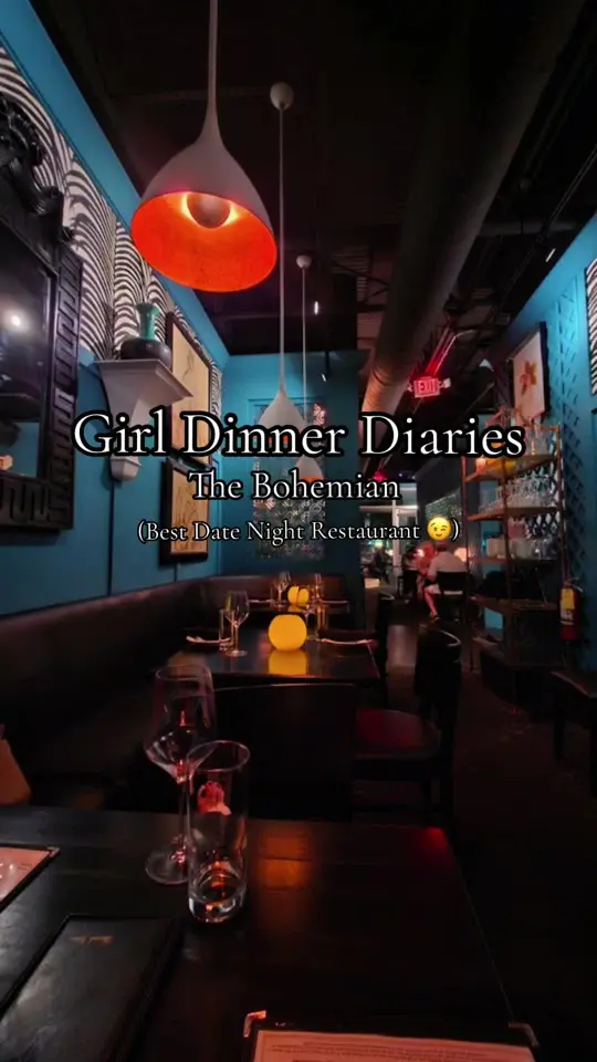 The Bohemian Restaurant in Bonita Springs showing review, visit, atmosphere, cocktails, food, video by liz_v257 on TikTok