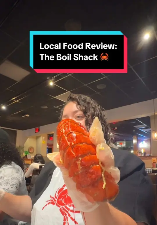 The Boil Shack in Albany showing seafood boil, snow crab, shrimp, lobster tail, video by the.tati.edit on TikTok