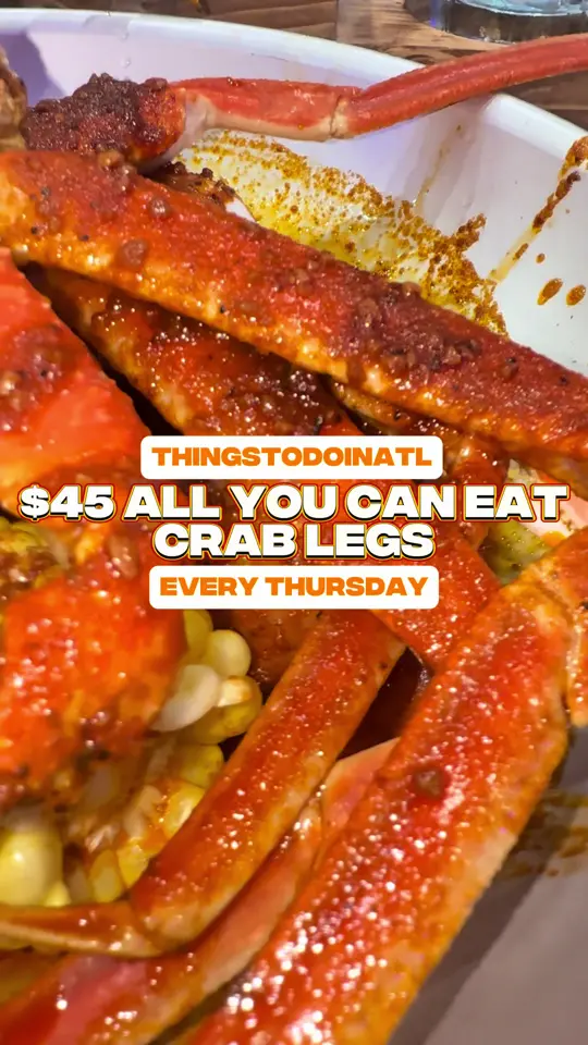The Boiler Seafood Atlanta in Atlanta showing review, visit, food, seafood egg roll, shrimp scampi, crab leg bowl, video by atl.thingstodo on TikTok