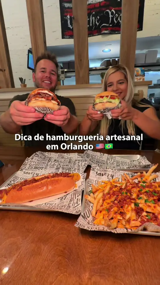 The Brave Burger in Ocoee showing burger, visit, video by luanalaaserr6 on TikTok