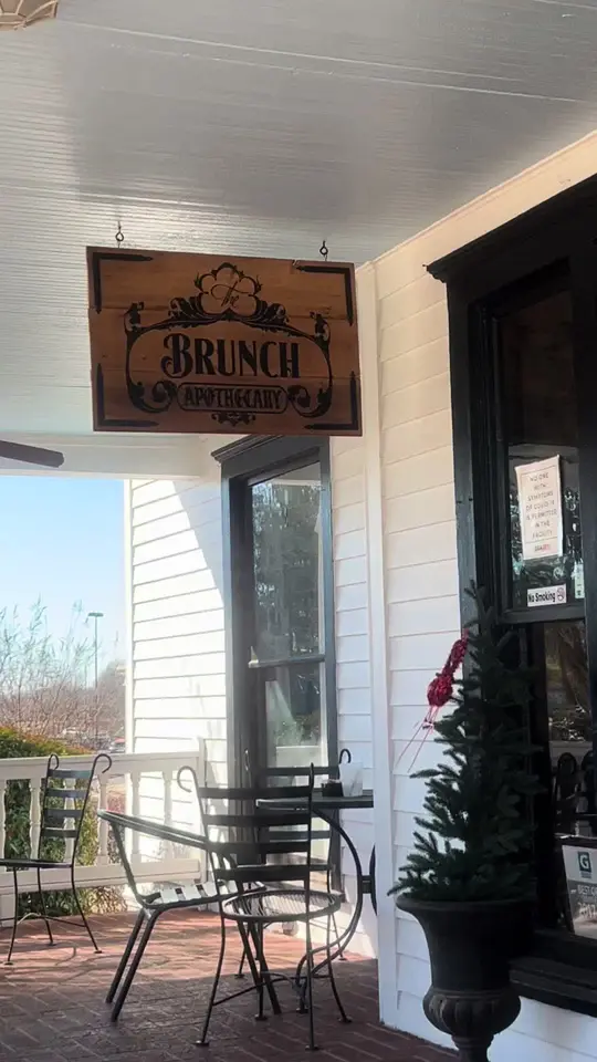 The Brunch Apothecary in Dacula showing review, visit, video by sharondab1 on TikTok