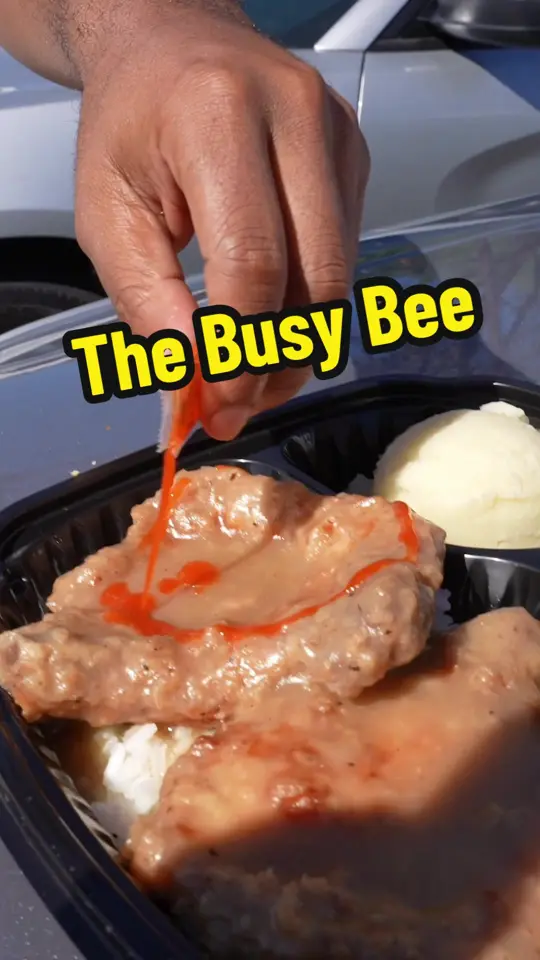 The Busy Bee in Atlanta showing visit, fried chicken, video by latryguy on TikTok
