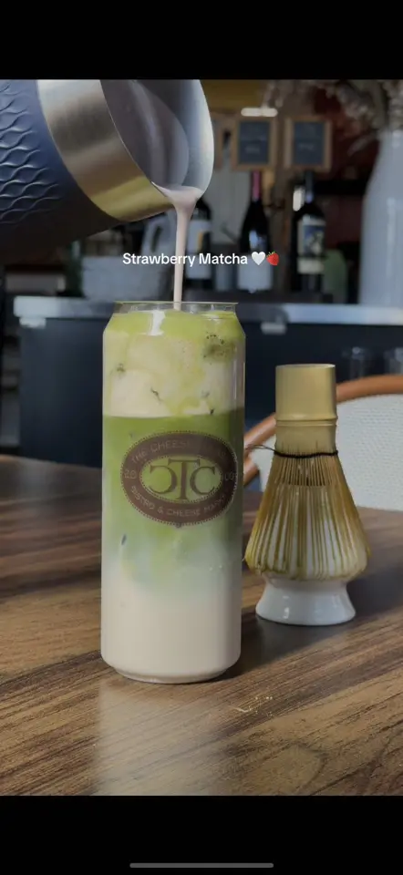  in Florida showing food, strawberry matcha, video by thecheesecourseweston on TikTok