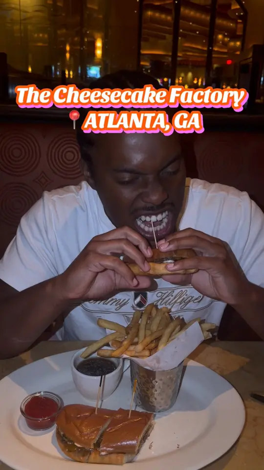 The Cheesecake Factory in Atlanta showing food review, restaurant visit, video by GAgrubs on YouTube