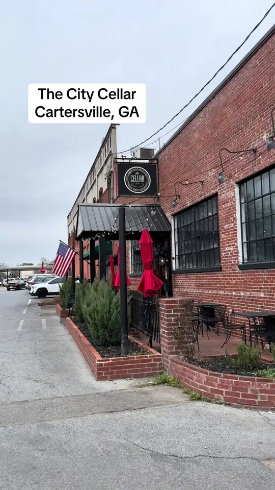 The City Cellar & Loft in Cartersville showing lunch, food, video by sellingthesouth.erin on TikTok