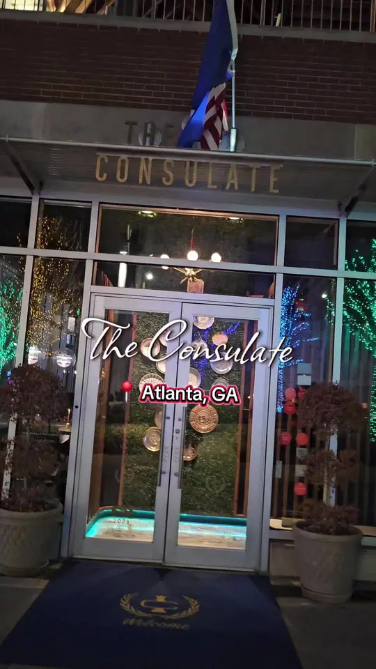 The Consulate Restaurant in Atlanta showing review, visit, video by cotylorraine on TikTok