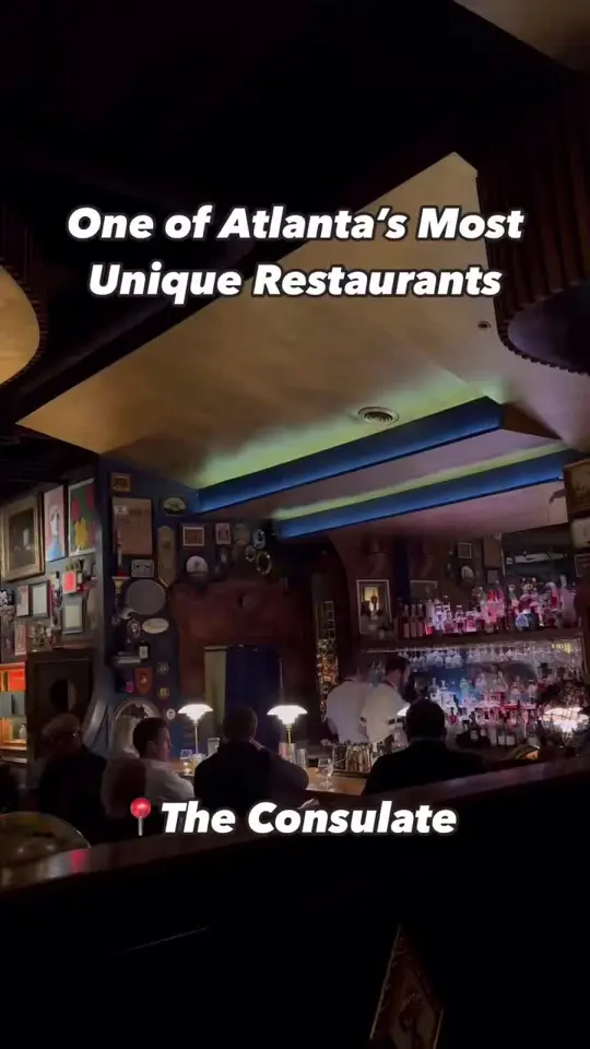 The Consulate Restaurant in Atlanta showing review, visit, video by atlantaeatstv on TikTok