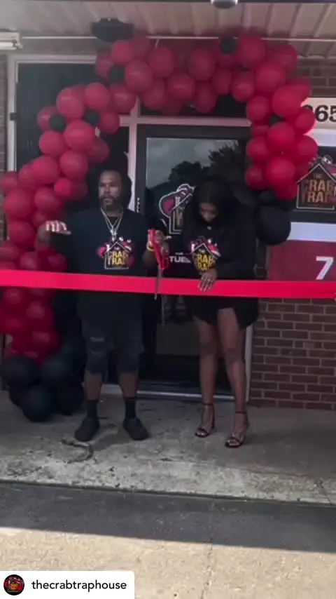 The Crab Trap House in Lake City showing restaurant, anniversary celebration, community support, venue milestone, video by damnquisha on TikTok
