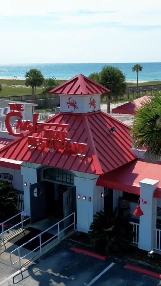 The Crab Trap Seafood & Oyster Bar - Perdido Key in Pensacola showing restaurant, atmosphere, video by The Crab Trap Restaurant & Bar - Perdido on Facebook