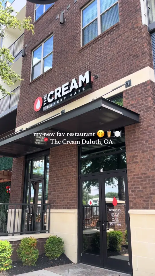 The Cream in Duluth showing restaurant visit, food, video by life.with.sr on TikTok