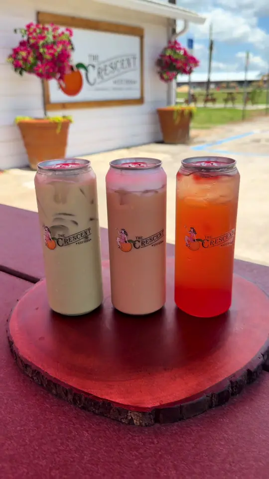 The Crescent Coffee in Crescent City showing canned beverages, coffee, video by thecrescentcoffee on TikTok