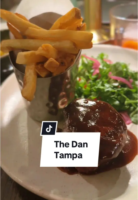 The Dan in Tampa showing review, visit, video by carloseats on TikTok