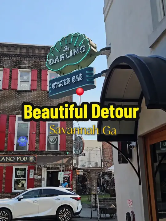 The Darling Oyster Bar - Savannah in Savannah showing visit, atmosphere, cocktail, oyster bar, scallop entrée, video by ladytee_lifestyle on TikTok