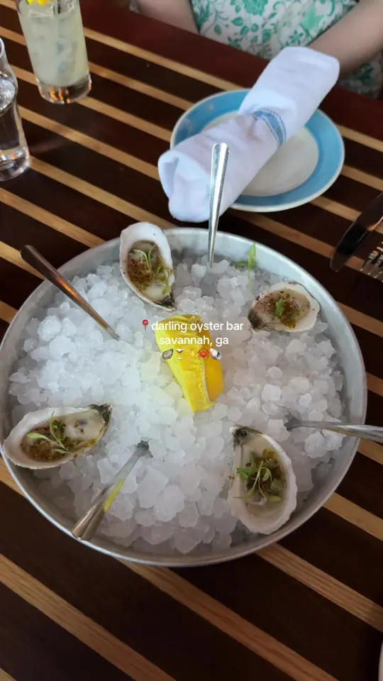 The Darling Oyster Bar - Savannah in Savannah showing visit, oysters, video by strollingsavannah on TikTok