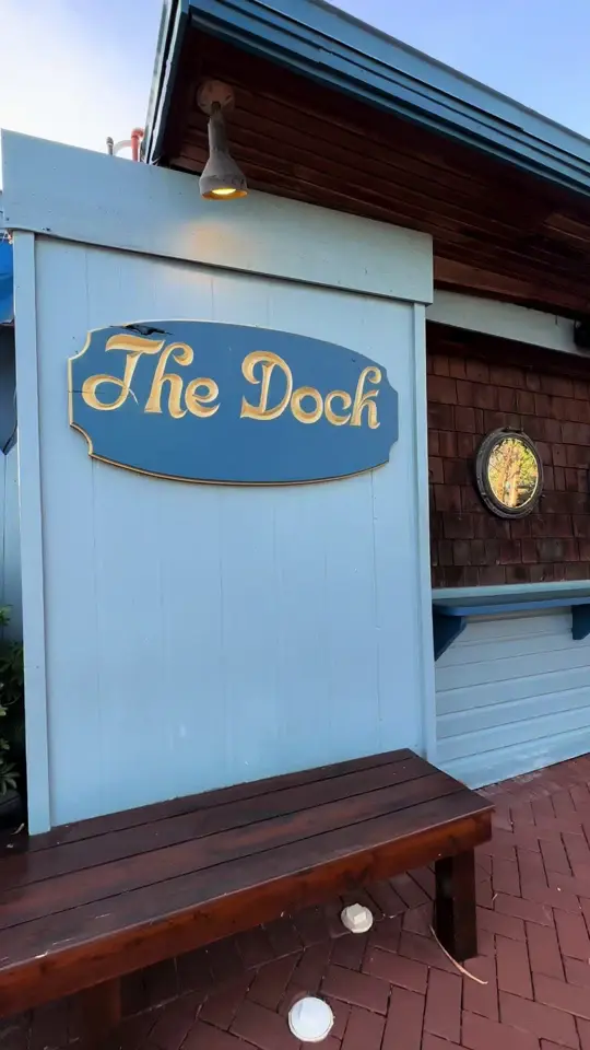 The Dock at Crayton Cove in Naples showing restaurant, waterfront, seafood, cocktails, video by naples.vacations on TikTok