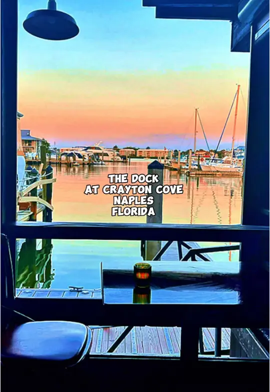 The Dock at Crayton Cove in Naples showing review, visit, food, fresh oysters, tuna tartar, parmesan dusted calamari, key lime grouper, drinks, when harry met katie, here we, video by resortexplor on TikTok