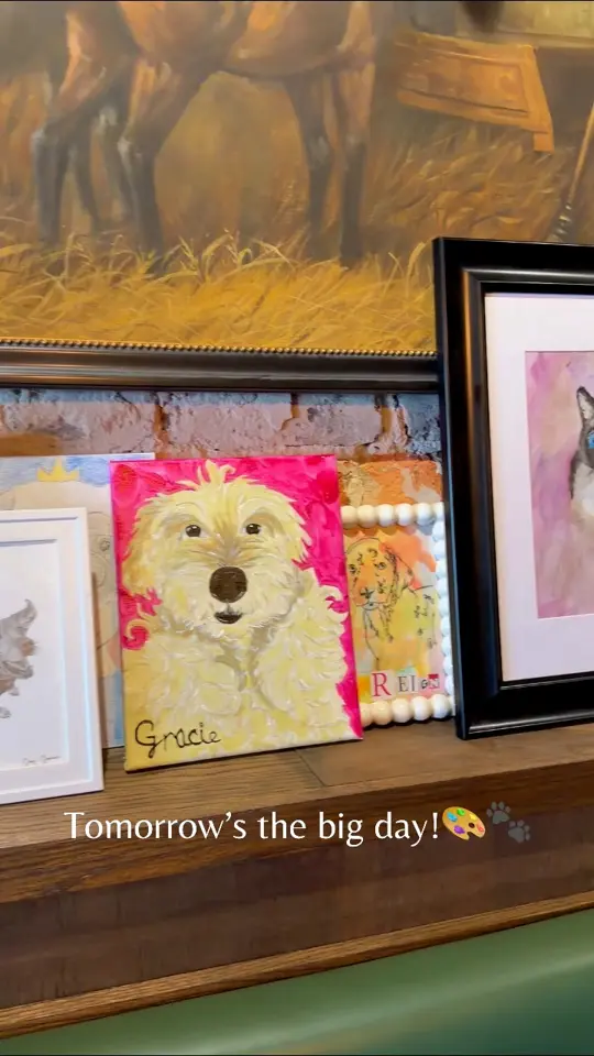 The Dog & Pony in Thomasville showing event, art exhibition, pawtraits, video by Thomasville Humane on Facebook