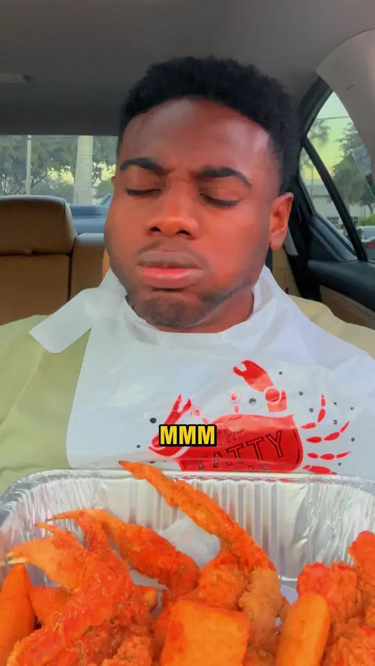 The Fatty Crab in Doral showing seafood platter, eating in car, video by thefattycrabmia on TikTok