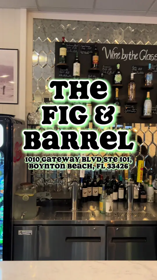 The Fig & Barrel in Boynton Beach showing review, visit, roast beef cold tapas, tres leches, video by sk8natethefoodie on TikTok