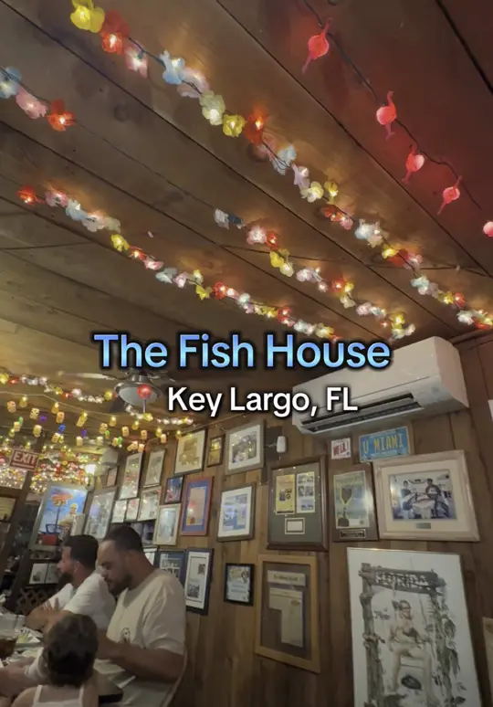 The Fish House in Miami showing restaurant visit, lobster bisque, matecumbe-style fish, coconut key lime pie, video by eperezx33 on TikTok